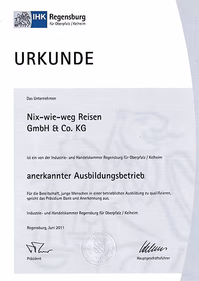 IHK Regensburg Anerkennung