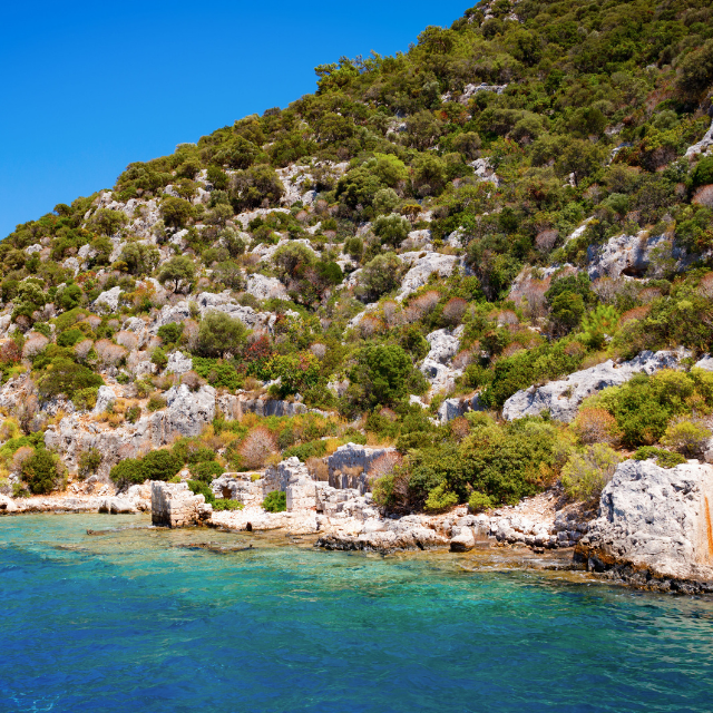 Versunkene Stadt auf Kekova