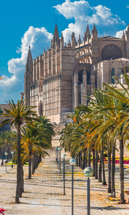 Kathedrale La Seu in Palma de Mallorca