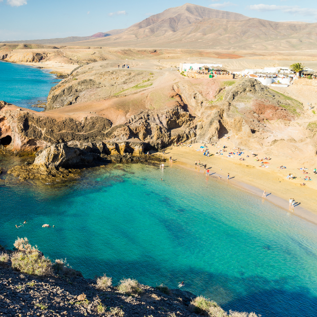 Traumhafte Aussicht auf die Playa de Papagayo