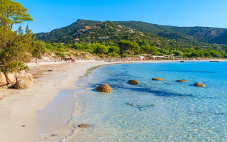Strand in Korsika