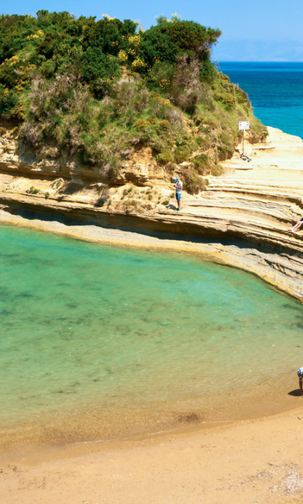 Sidari Strand und Canal d’Amour