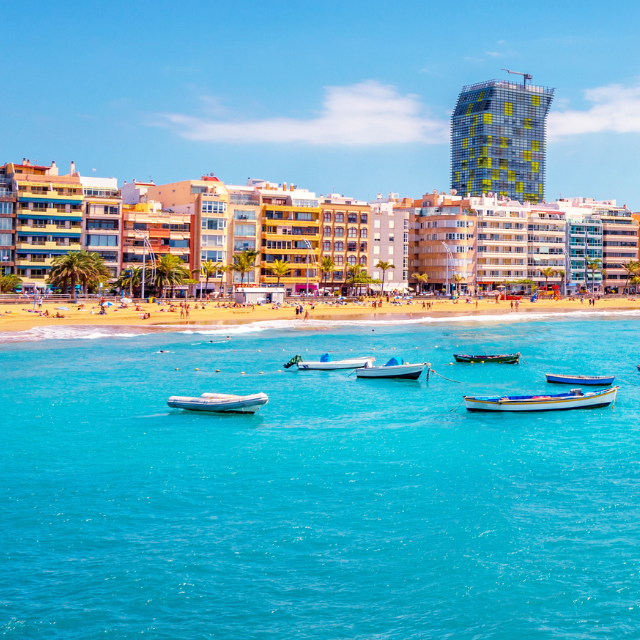 Strand Playa de las Canteras auf Gran Canaria