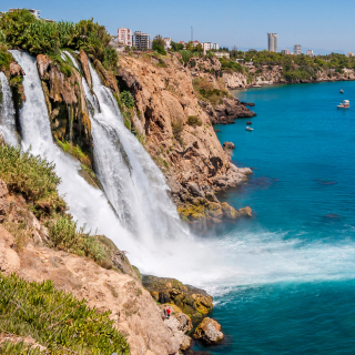 Untere Düden-Wasserfälle in Antalya