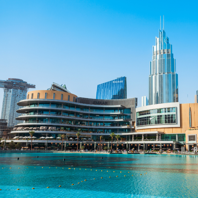 Außenansicht der Mall of the Emirates