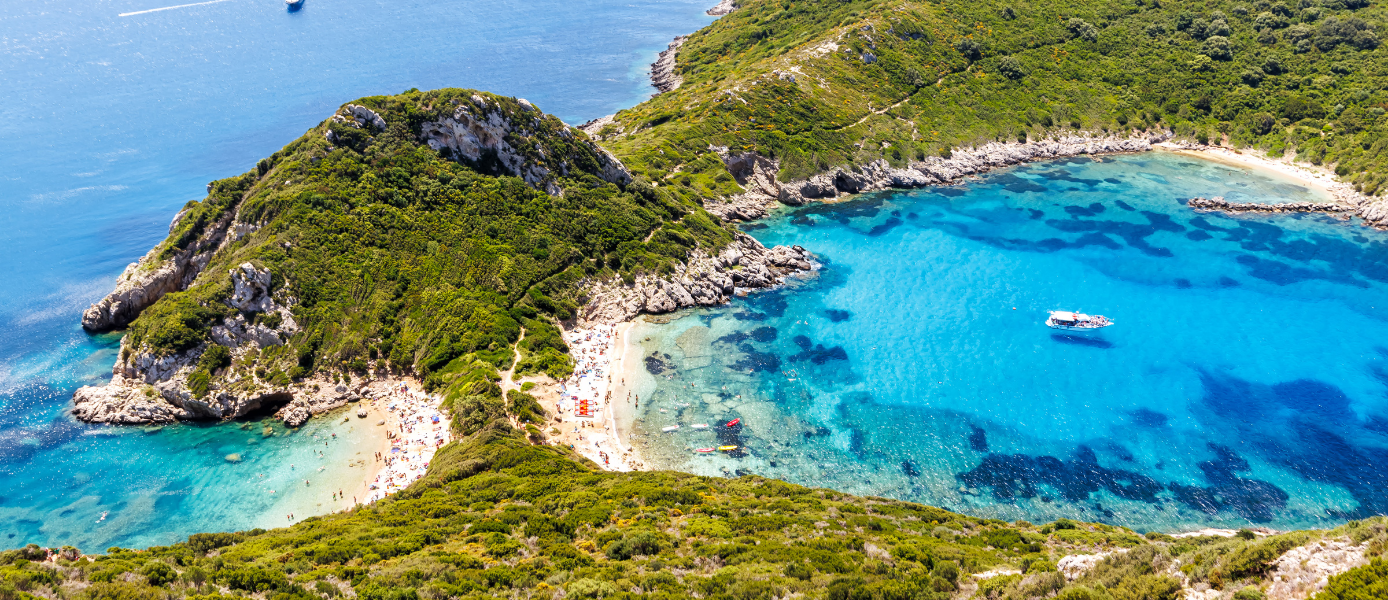 Luftaufnahme von Porto Timoni