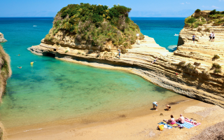 Sidari Strand und Canal d’Amour