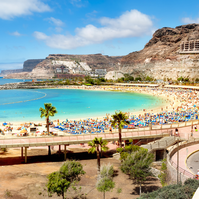 Strand Playa de Amadores auf Gran Canaria
