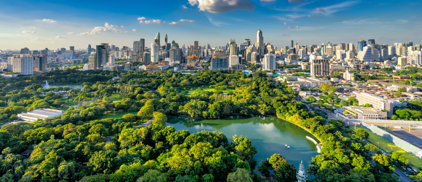 Luftaufnahme von Bangkok