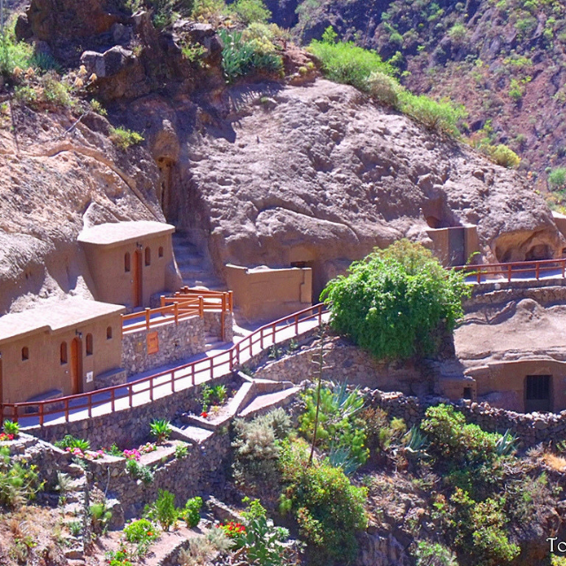 Höhlensiedlung Cuevas Bermejas am Barranco de Guayadeque
