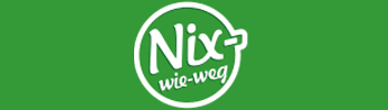 Nix-wie-weg Logo