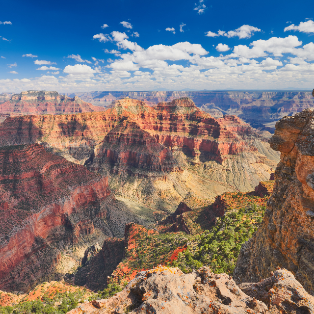 Blick in eine Schlucht im Grand Canyon Nationalpark