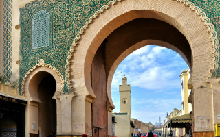 Berühmtes Tor in Fès
