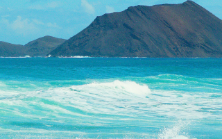 Wellen vor Fuerteventura